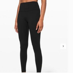 black lululemon leggings size 6